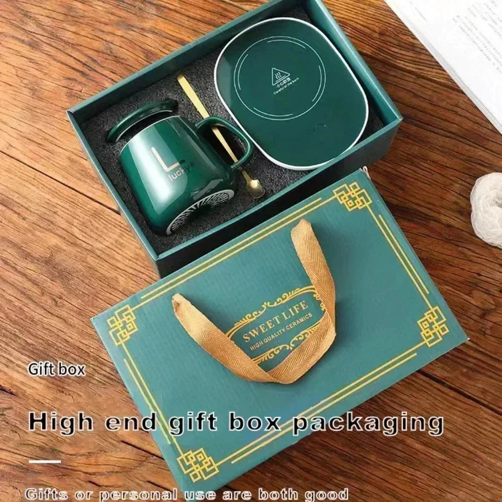 Mug Christmas Gift Set with Warmer