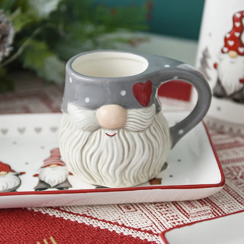 Nordic Santa Claus Christmas Tableware Gift
