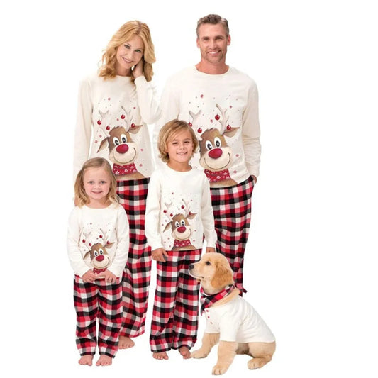 Christmas Family Matching Pajamas Rudolph