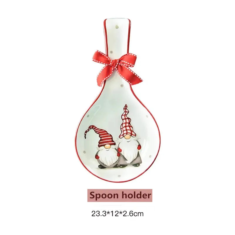 Nordic Santa Claus Christmas Tableware Gift
