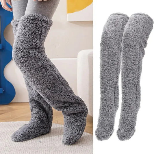 Women Cotton Snuggs Winter Knee Long Socks