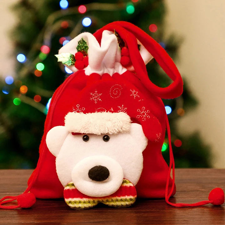1-20 PCS Christmas Gift Bags Handbags Tote Bags