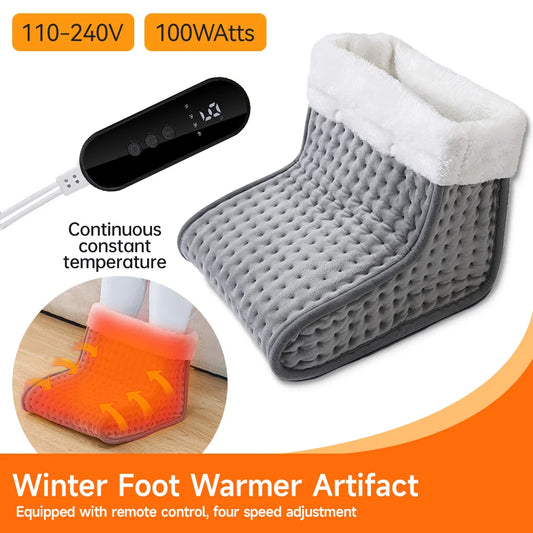 Electric Heated Foot US/EU Warmers Soft Feet