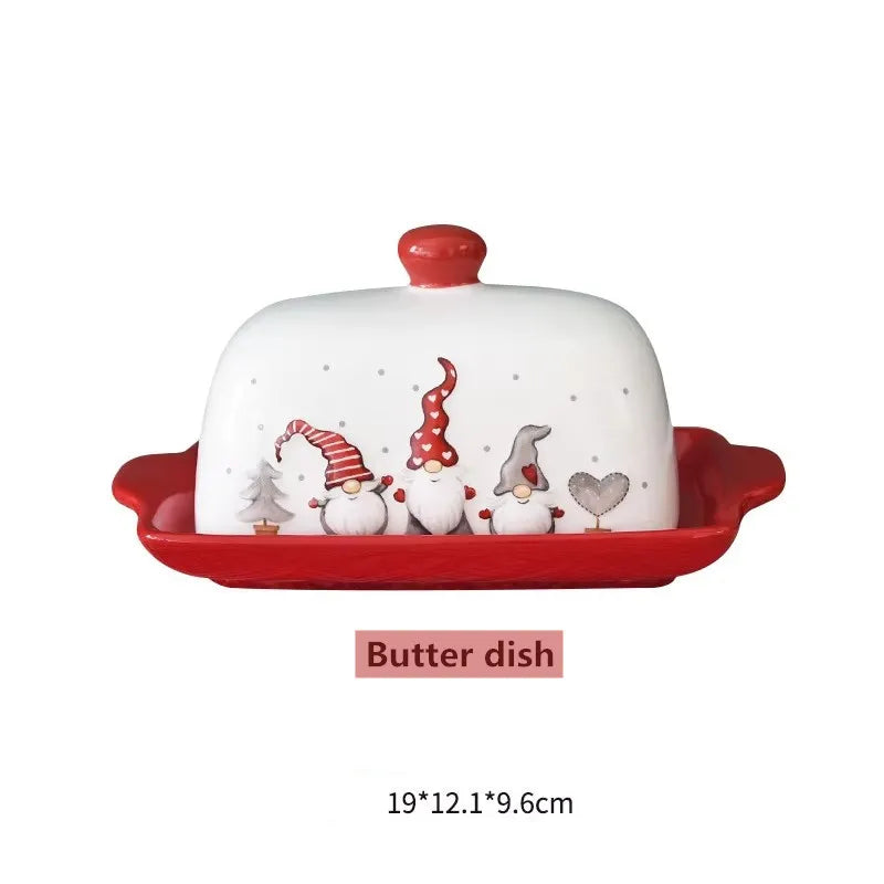Nordic Santa Claus Christmas Tableware Gift