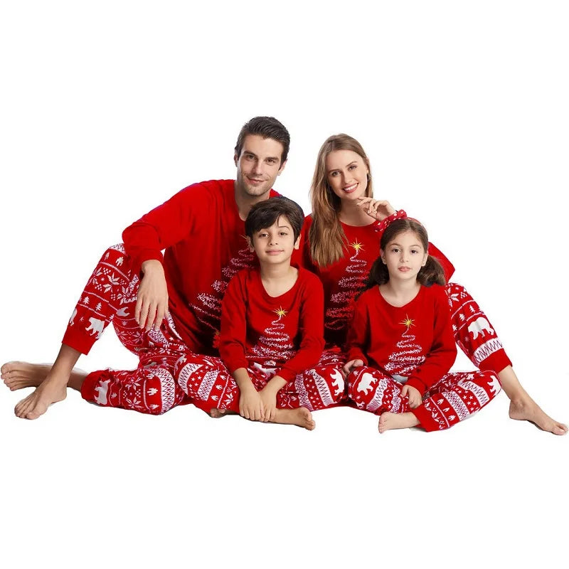 Christmas Tree Family Matching Pajamas Outfits