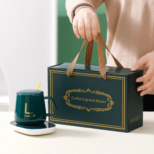 Mug Christmas Gift Set with Warmer