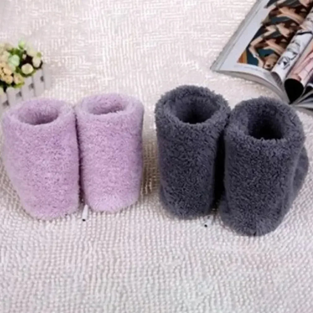 USB Rechargeable Foot Warming Shoes Men Women
