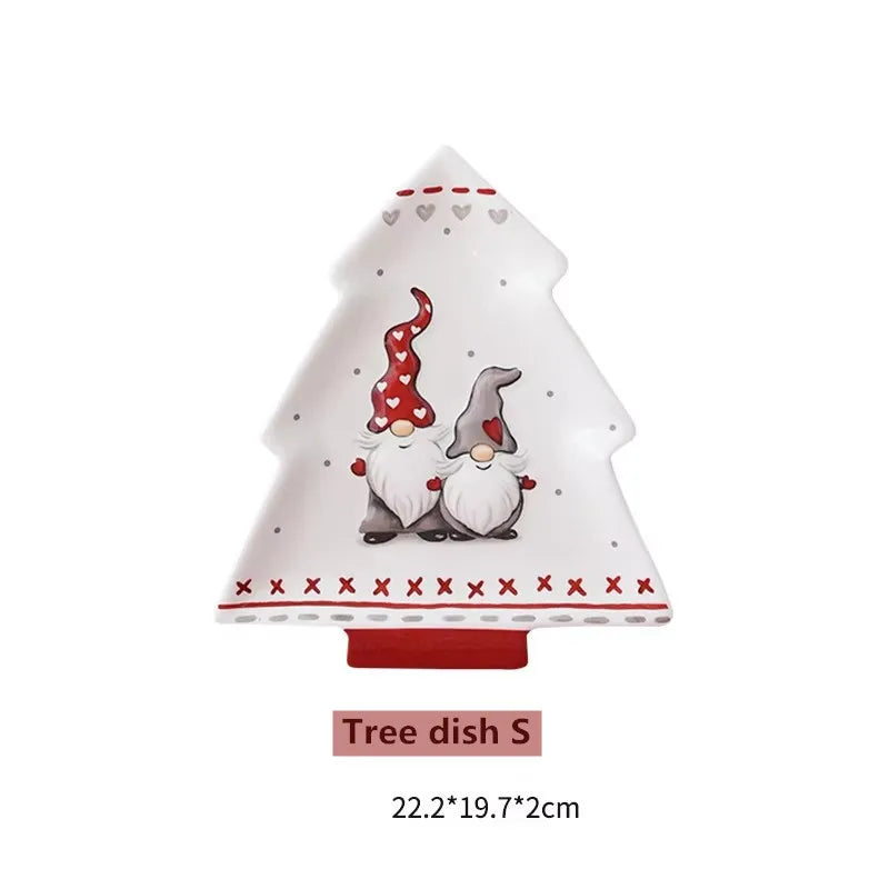 Nordic Santa Claus Christmas Tableware Gift