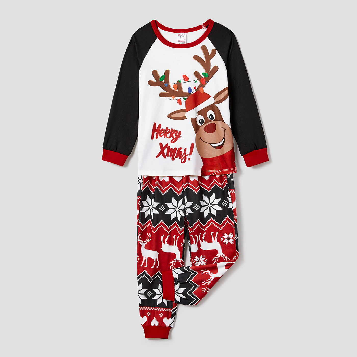 Reindeer Christmas Matching Family Pajamas