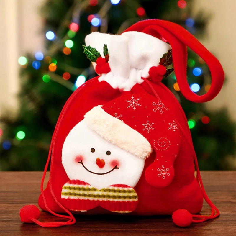 1-20 PCS Christmas Gift Bags Handbags Tote Bags