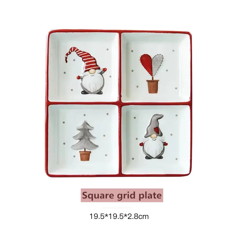 Nordic Santa Claus Christmas Tableware Gift