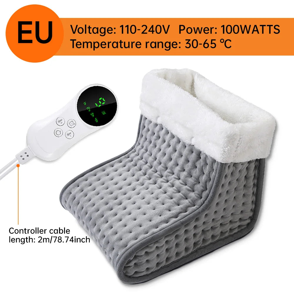 Electric Heated Foot US/EU Warmers Soft Feet