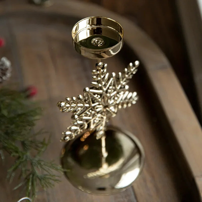 Christmas Votive Metal Candle Holder