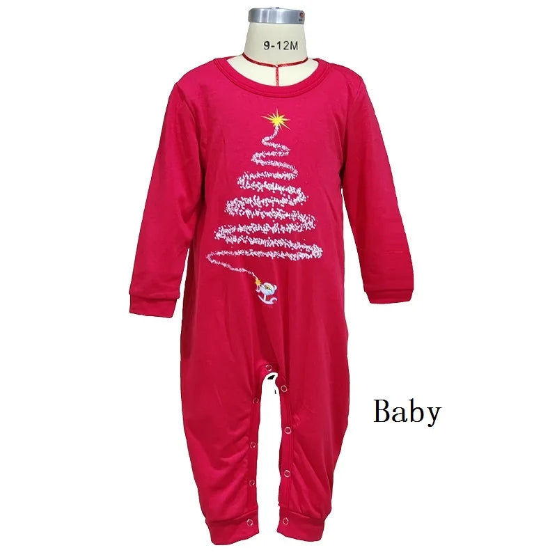 Christmas Tree Family Matching Pajamas Outfits