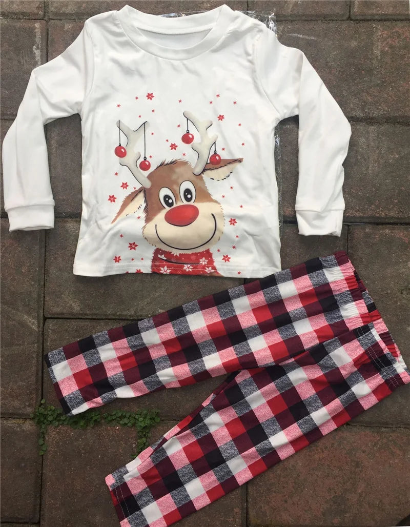 Christmas Family Matching Pajamas Rudolph