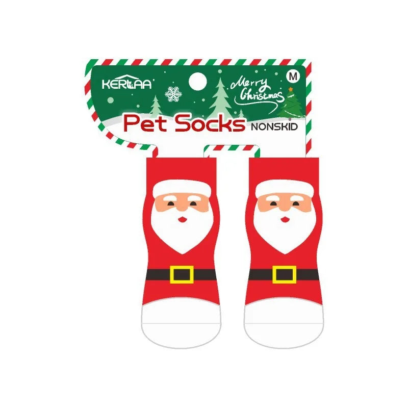 Christmas Dog Socks Non Slip