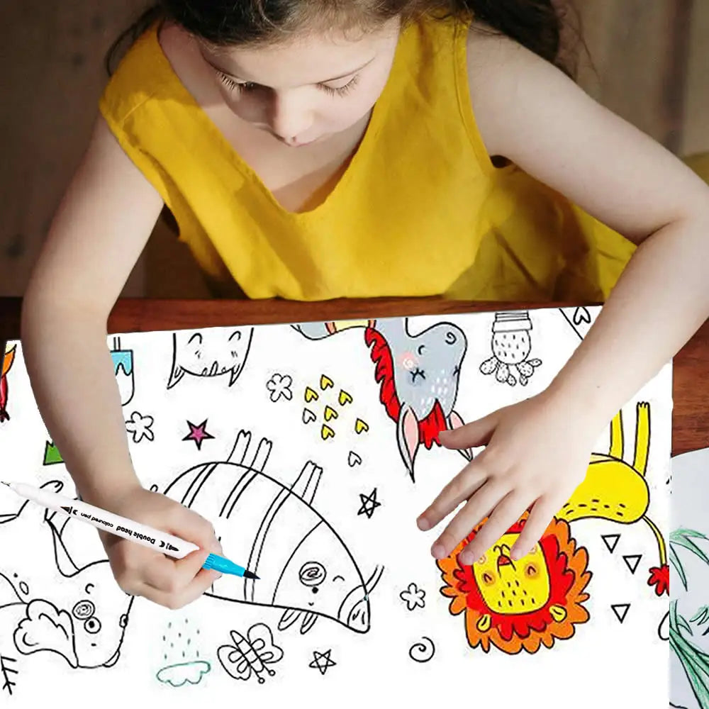 Kids Coloring Paper Roll