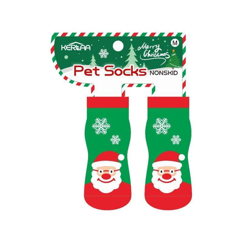 Christmas Dog Socks Non Slip