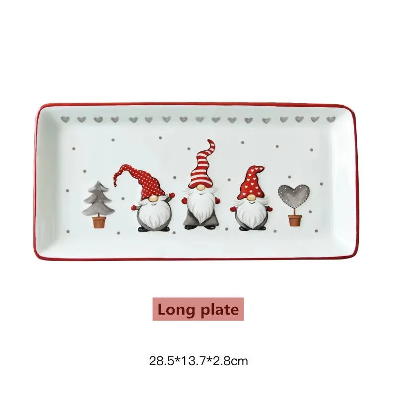 Nordic Santa Claus Christmas Tableware Gift