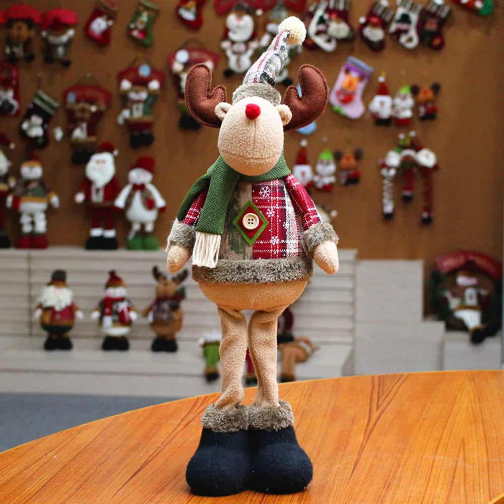 Christmas Decoration Doll Santa Elk Snowman 18"