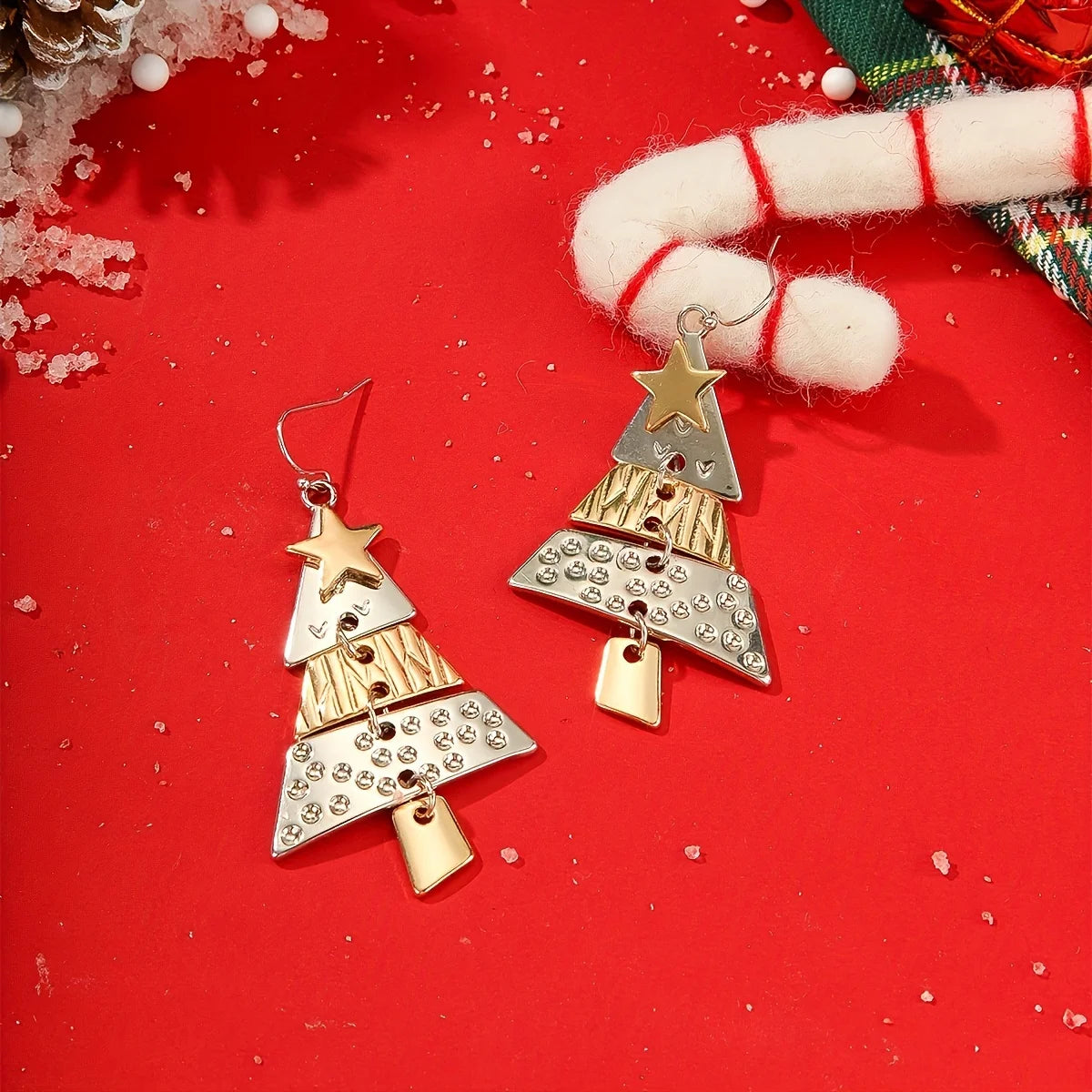 Christmas Tree Earrings for Women