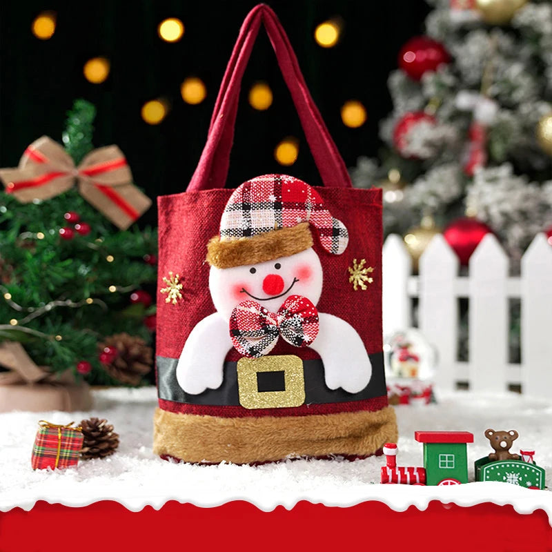 1-20 PCS Christmas Gift Bags Handbags Tote Bags