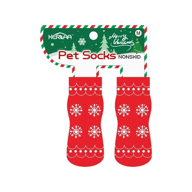 Christmas Dog Socks Non Slip