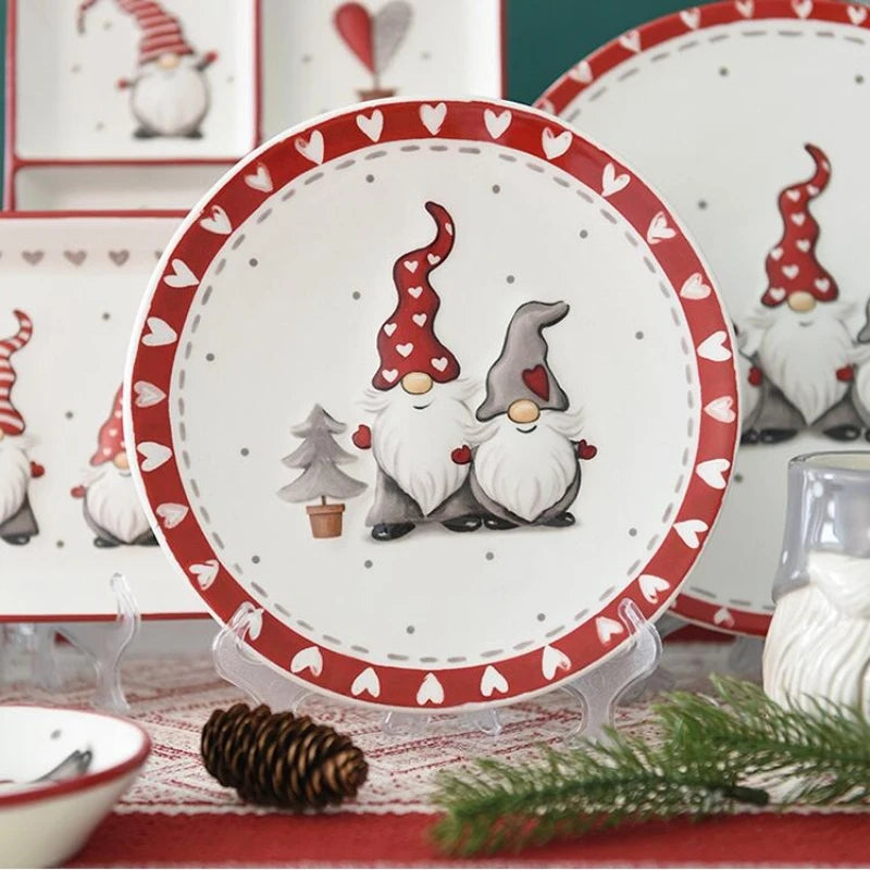 Nordic Santa Claus Christmas Tableware Gift