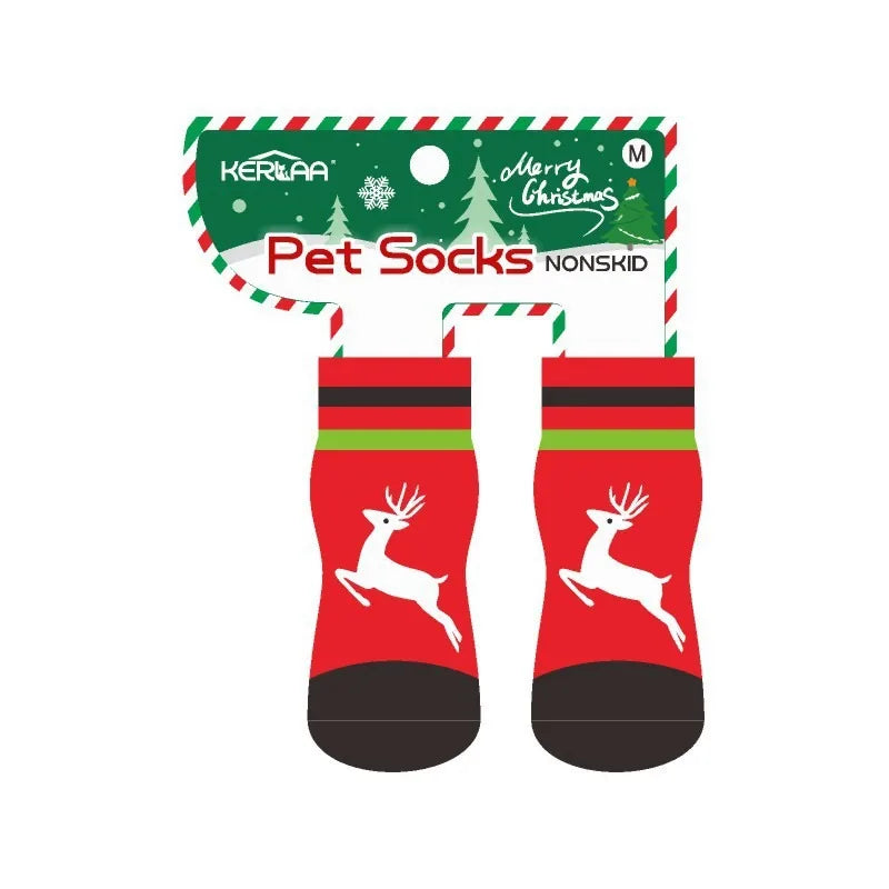 Christmas Dog Socks Non Slip