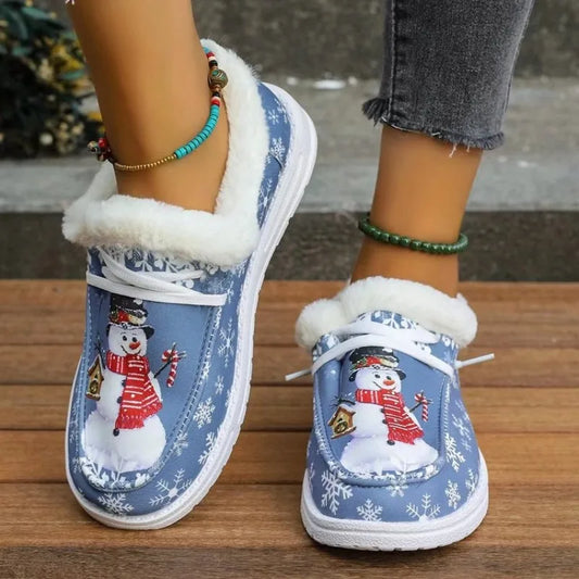 Winter Christmas Warm Loafers