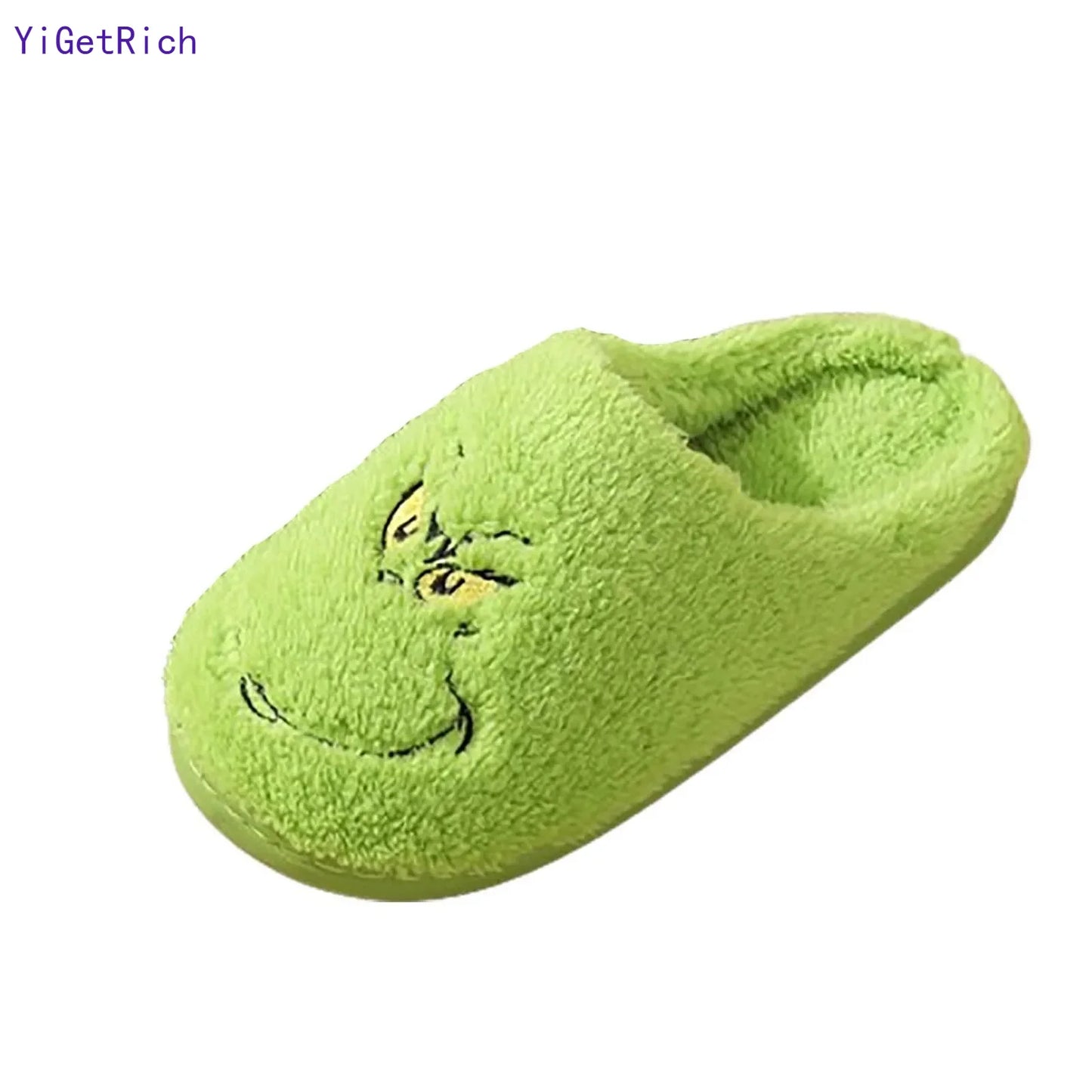 Christmas Warm Winter Grinch Slippers