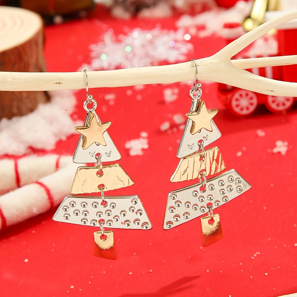 Christmas Tree Earrings for Women