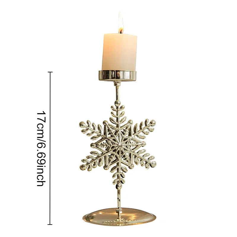Christmas Votive Metal Candle Holder