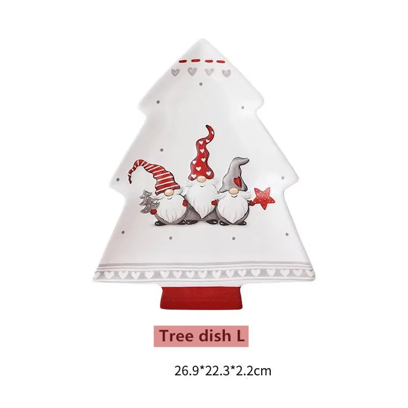 Nordic Santa Claus Christmas Tableware Gift