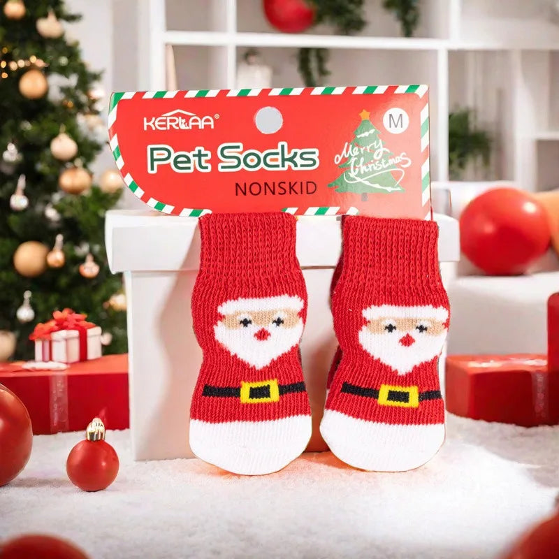 Christmas Dog Socks Non Slip