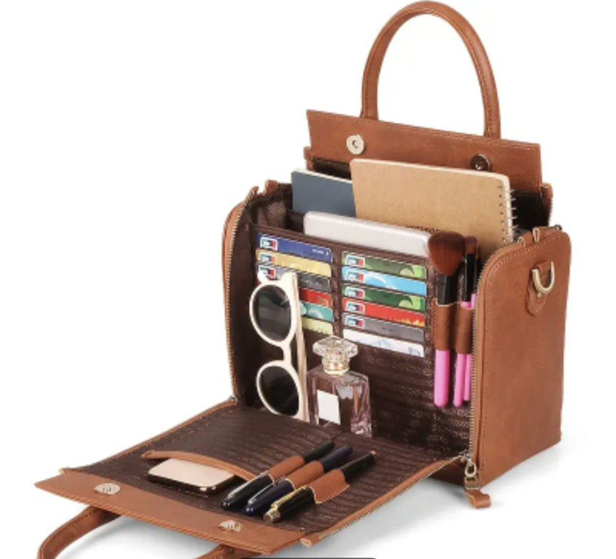 Crossbody Organizer Handbag