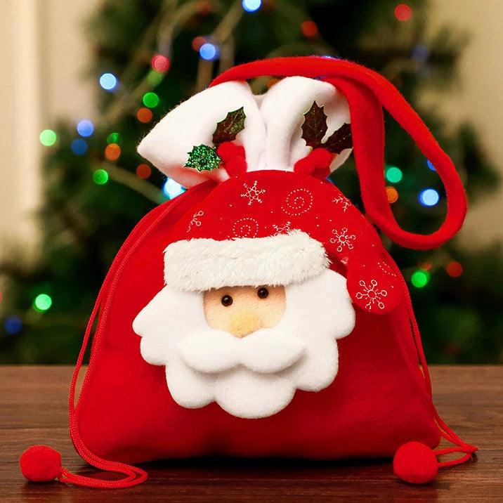 1-20 PCS Christmas Gift Bags Handbags Tote Bags