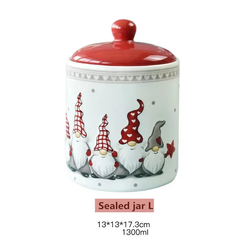 Nordic Santa Claus Christmas Tableware Gift