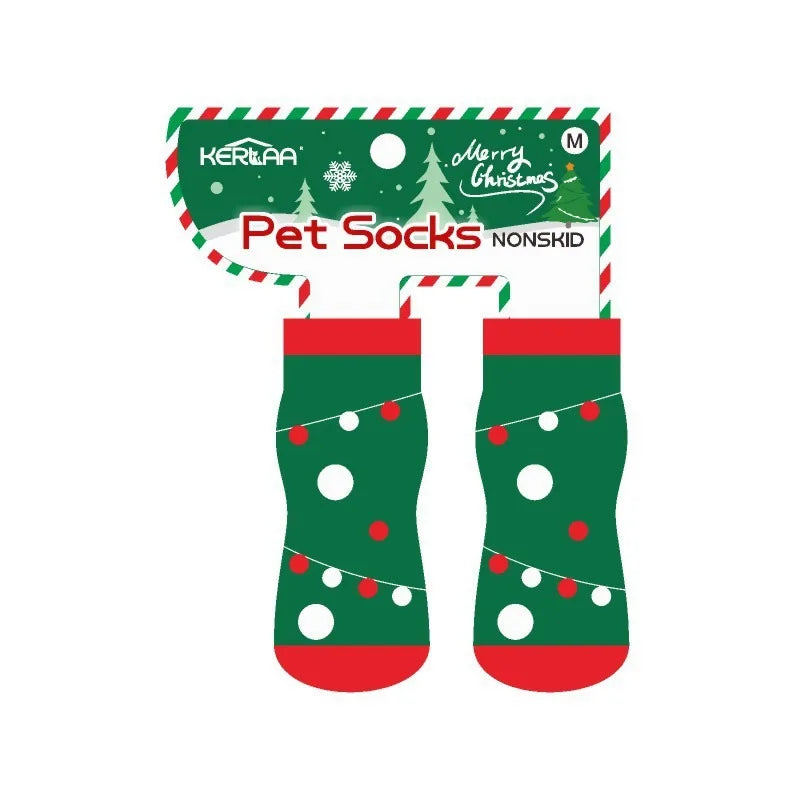 Christmas Dog Socks Non Slip