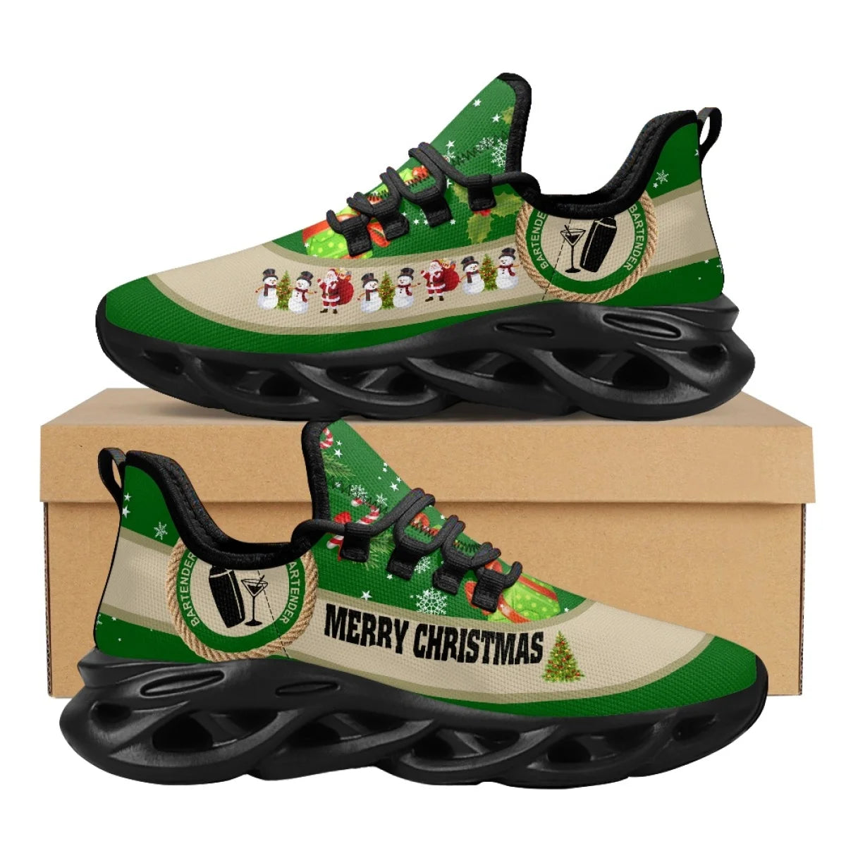 Women Christmas Running Shoes