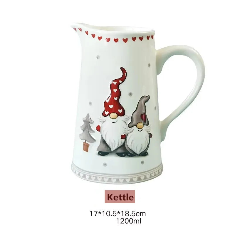 Nordic Santa Claus Christmas Tableware Gift