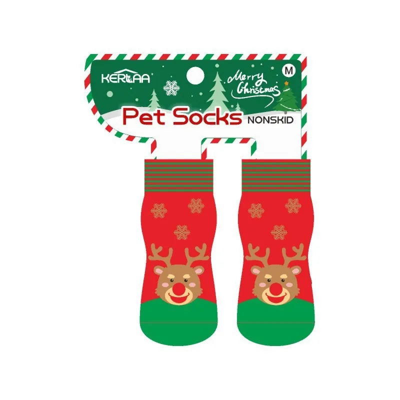 Christmas Dog Socks Non Slip