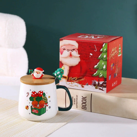 Christmas Gift Ceramic Mug Set