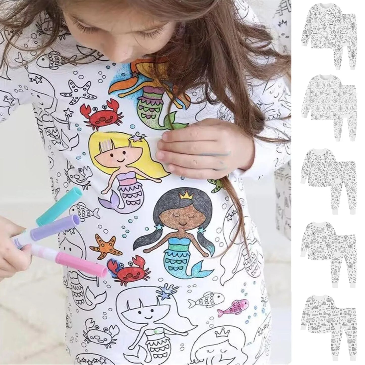 Kids Coloring Pajama