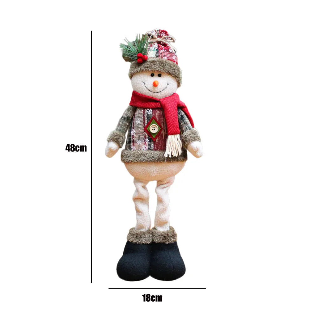 Christmas Decoration Doll Santa Elk Snowman 18"
