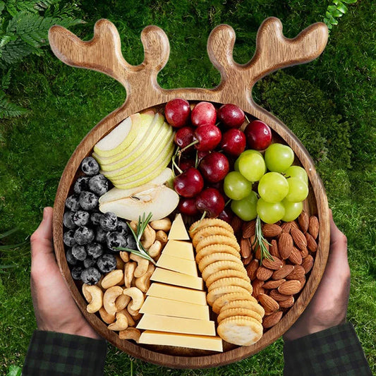 Christmas Elk Tree Appetizer Platter
