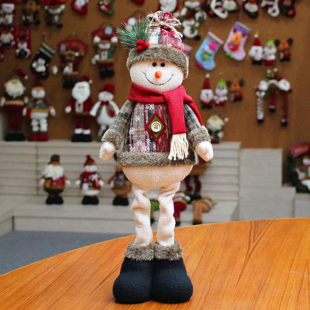 Christmas Decoration Doll Santa Elk Snowman 18"