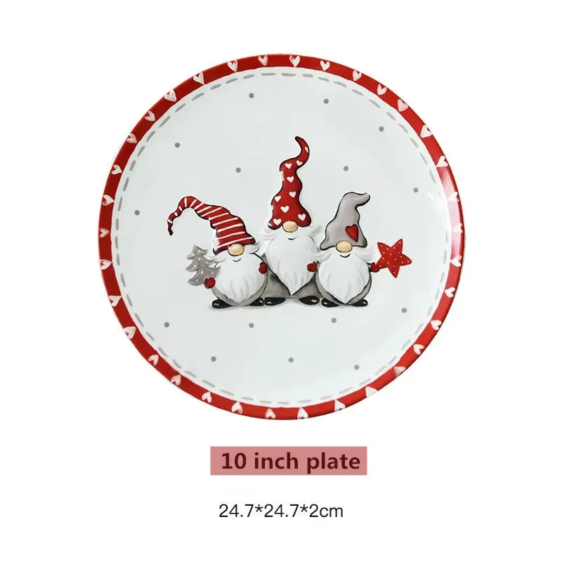 Nordic Santa Claus Christmas Tableware Gift