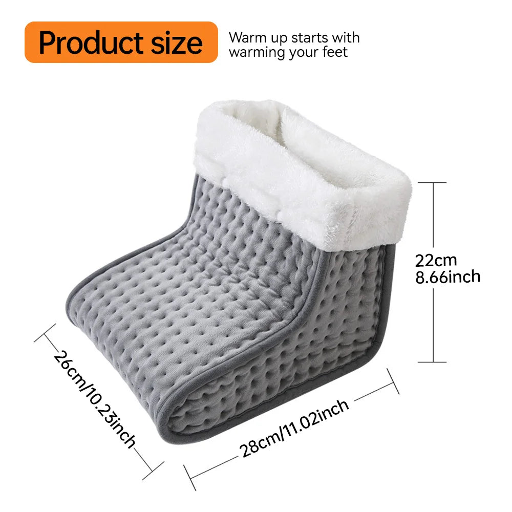 Electric Heated Foot US/EU Warmers Soft Feet