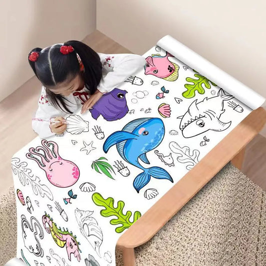 Kids Coloring Paper Roll